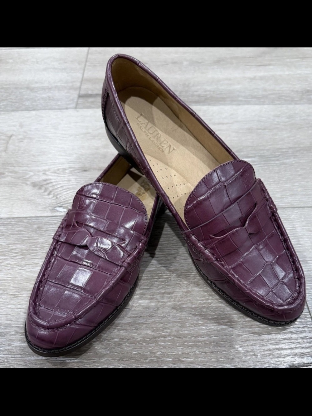 Lauren Ralph Lauren Wynnie Loafer Garnet 9